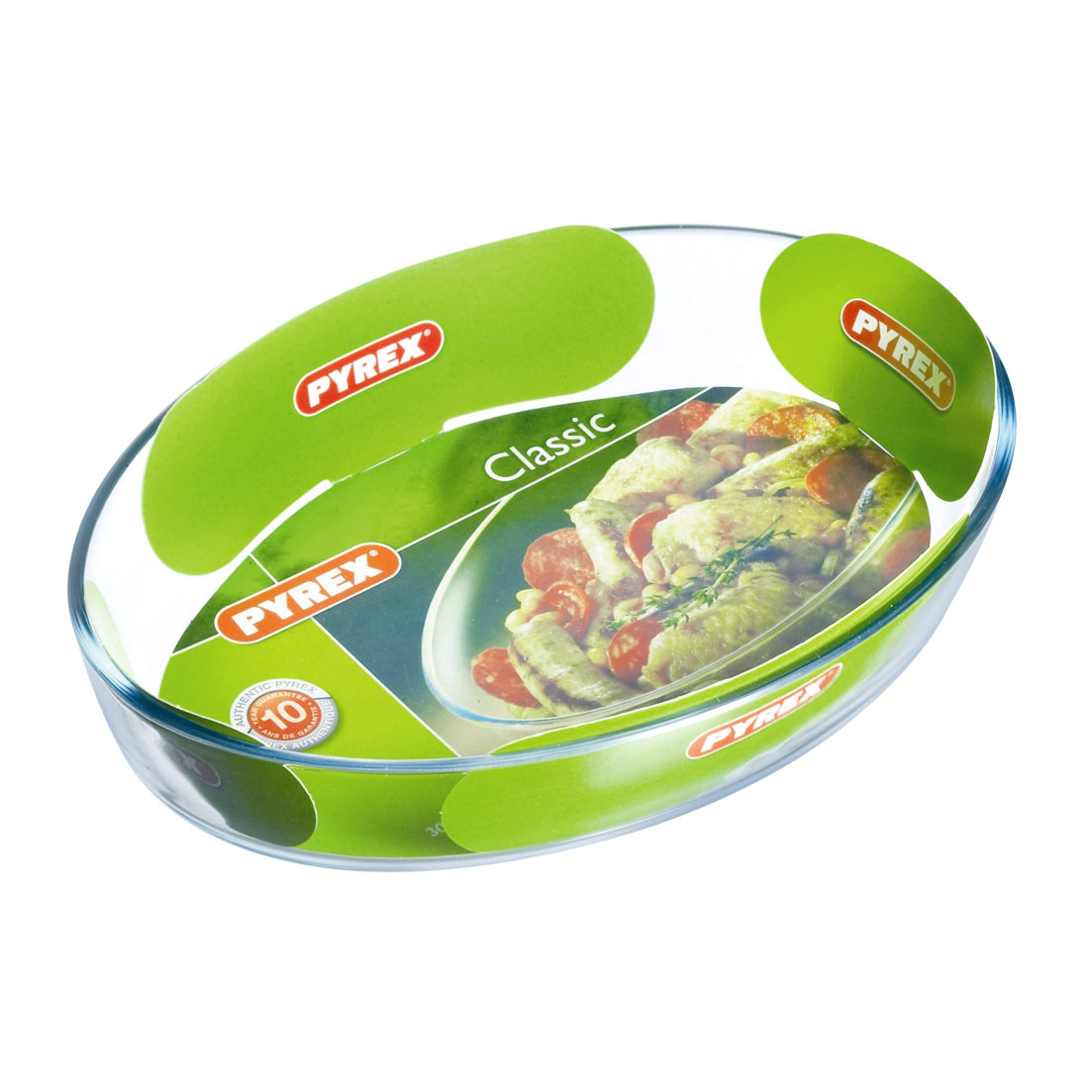 фото Форма для запекания pyrex classic glass овальная 30х21 см (345b000/5044/5644)