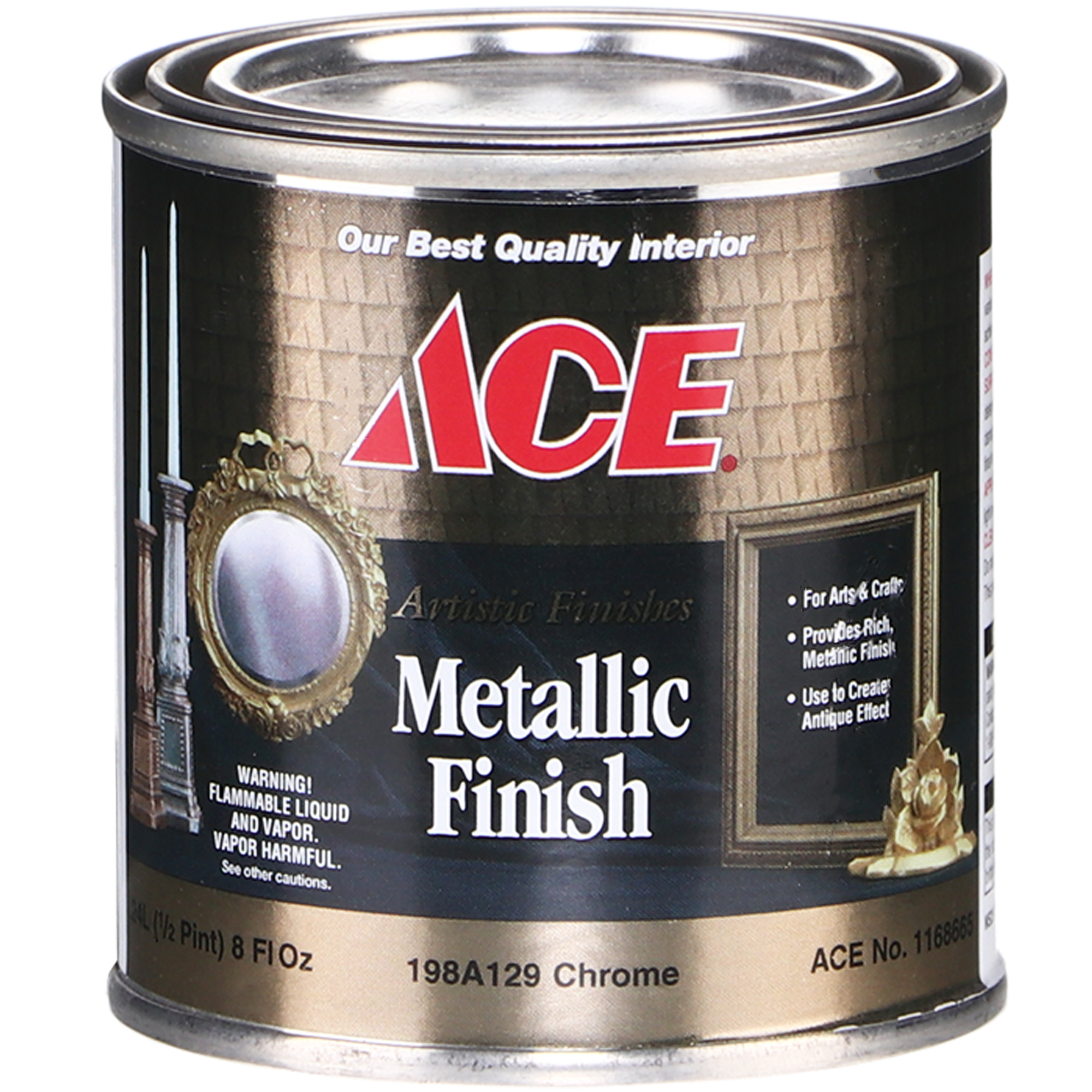 Краска Ace Hardware Corporation ation Metallic Chrome Pint 1/2 240 мл