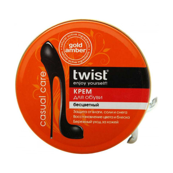 

Крем для обуви Twist Casual Care Бесцветный 50 мл