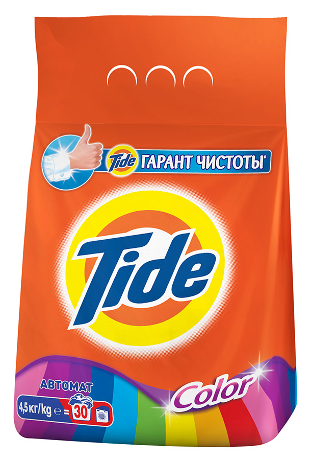 фото Стиральный порошок tide автомат color 30 стирок 4,5 кг