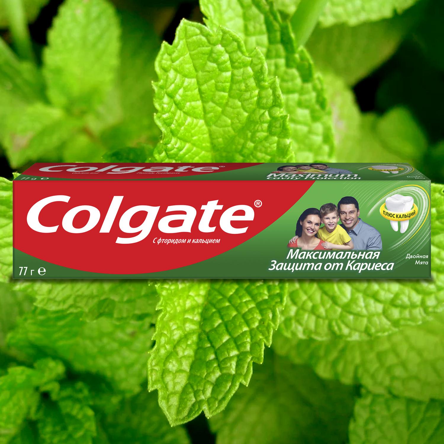 фото Зубная паста colgate максимальная защита от кариеса двойная мята 50 мл