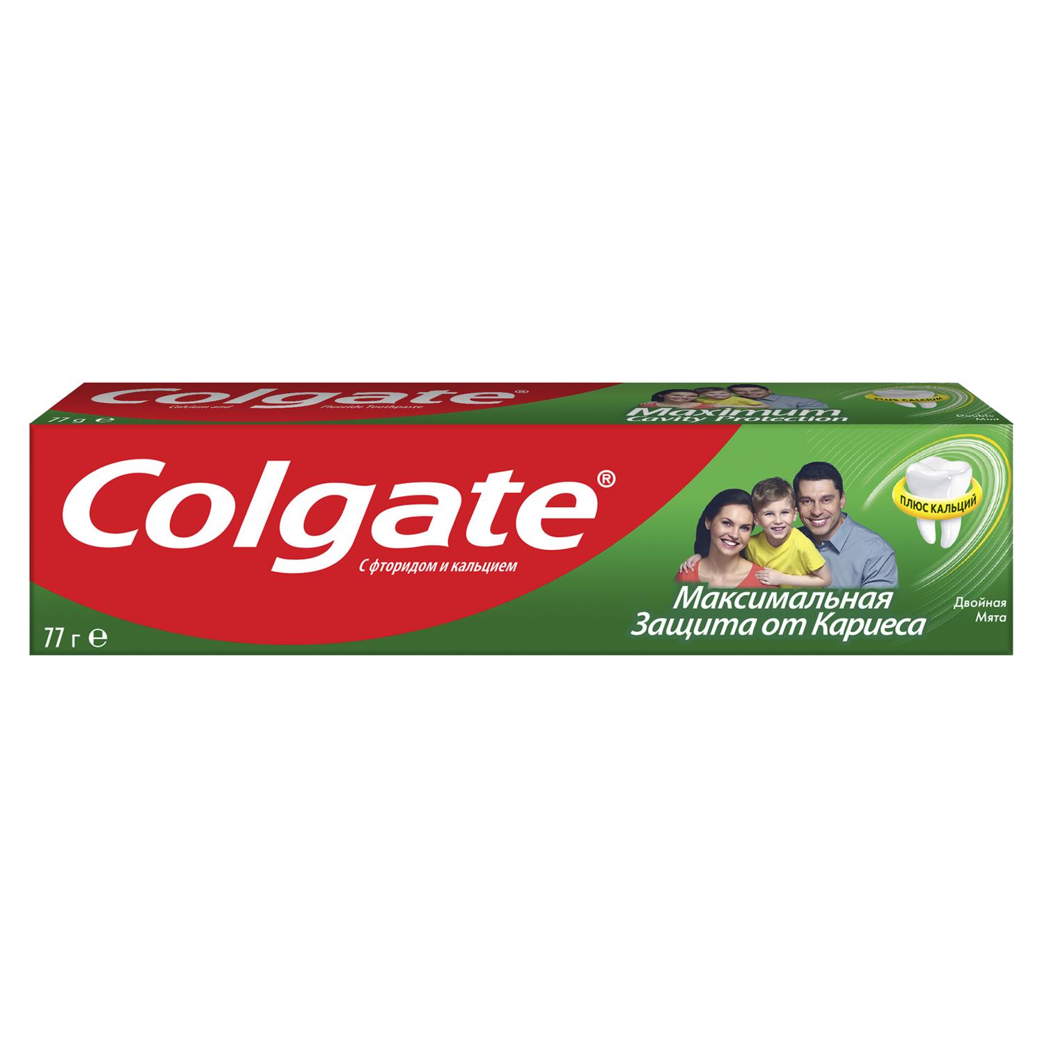 фото Зубная паста colgate максимальная защита от кариеса двойная мята 50 мл