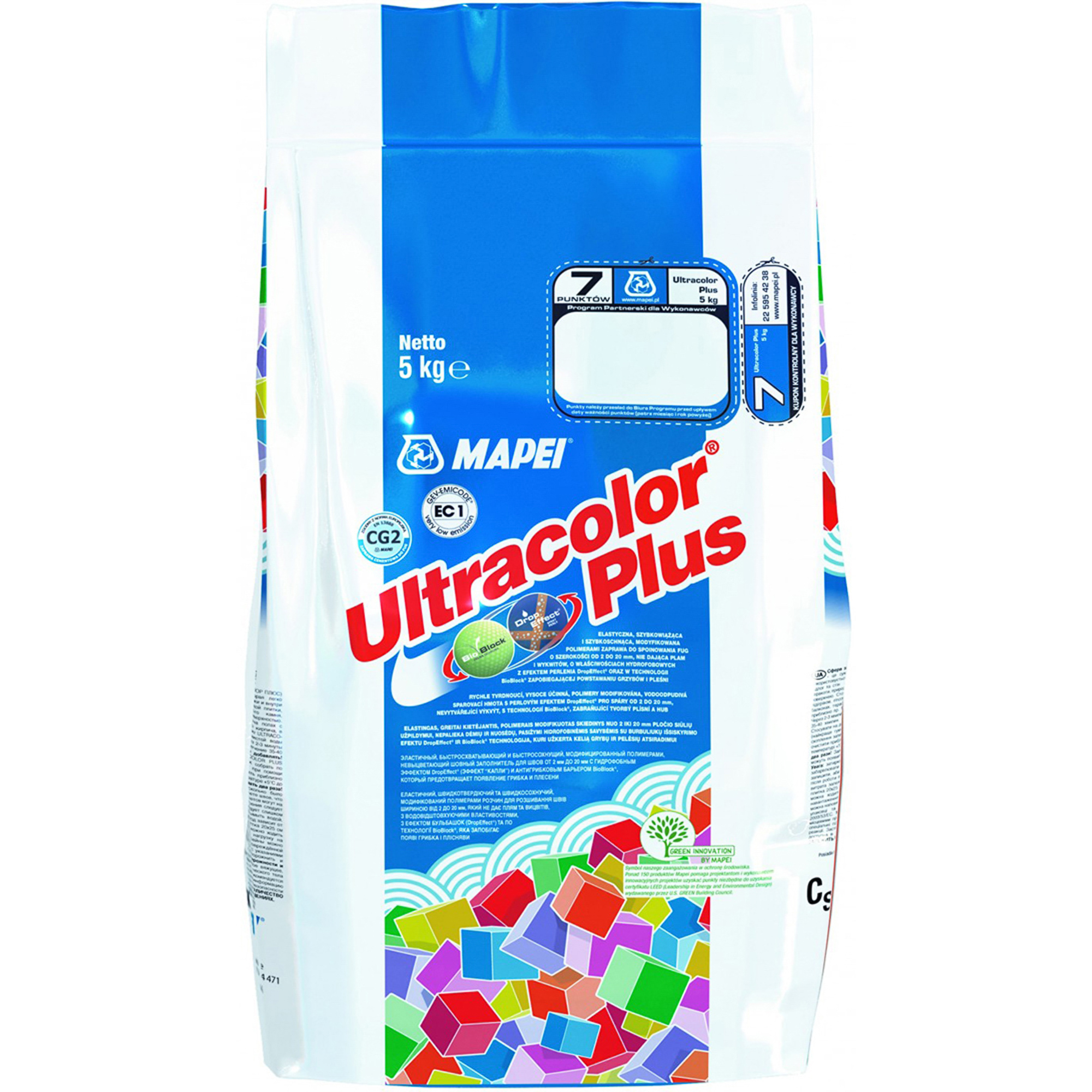 фото Затирка mapei ultracolor plus №132 беж 2000 5 кг