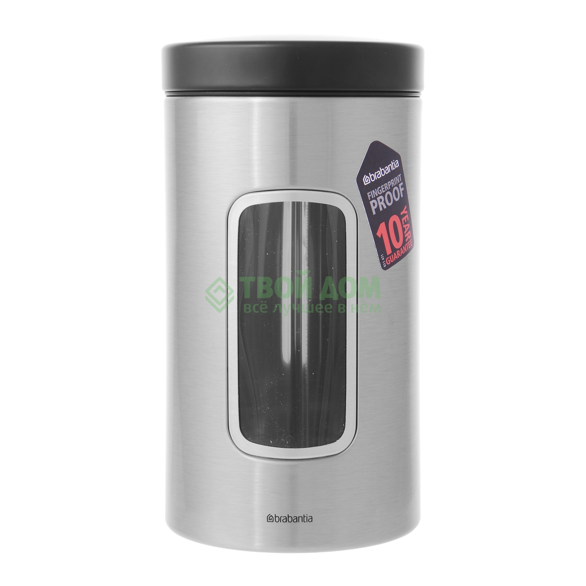 

Контейнер Brabantia Window 1.7л 371820, Серебристый