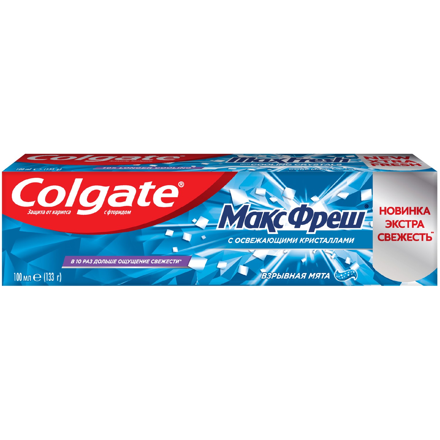 фото Зубная паста освежающая colgate макс фреш взрывная мята 100 мл