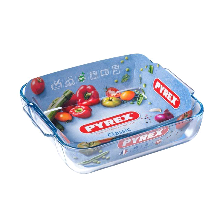 Форма для запекания Pyrex Classic Glass Квадратная 21х21 (220B000/5046/5646), цвет прозрачный - фото 2