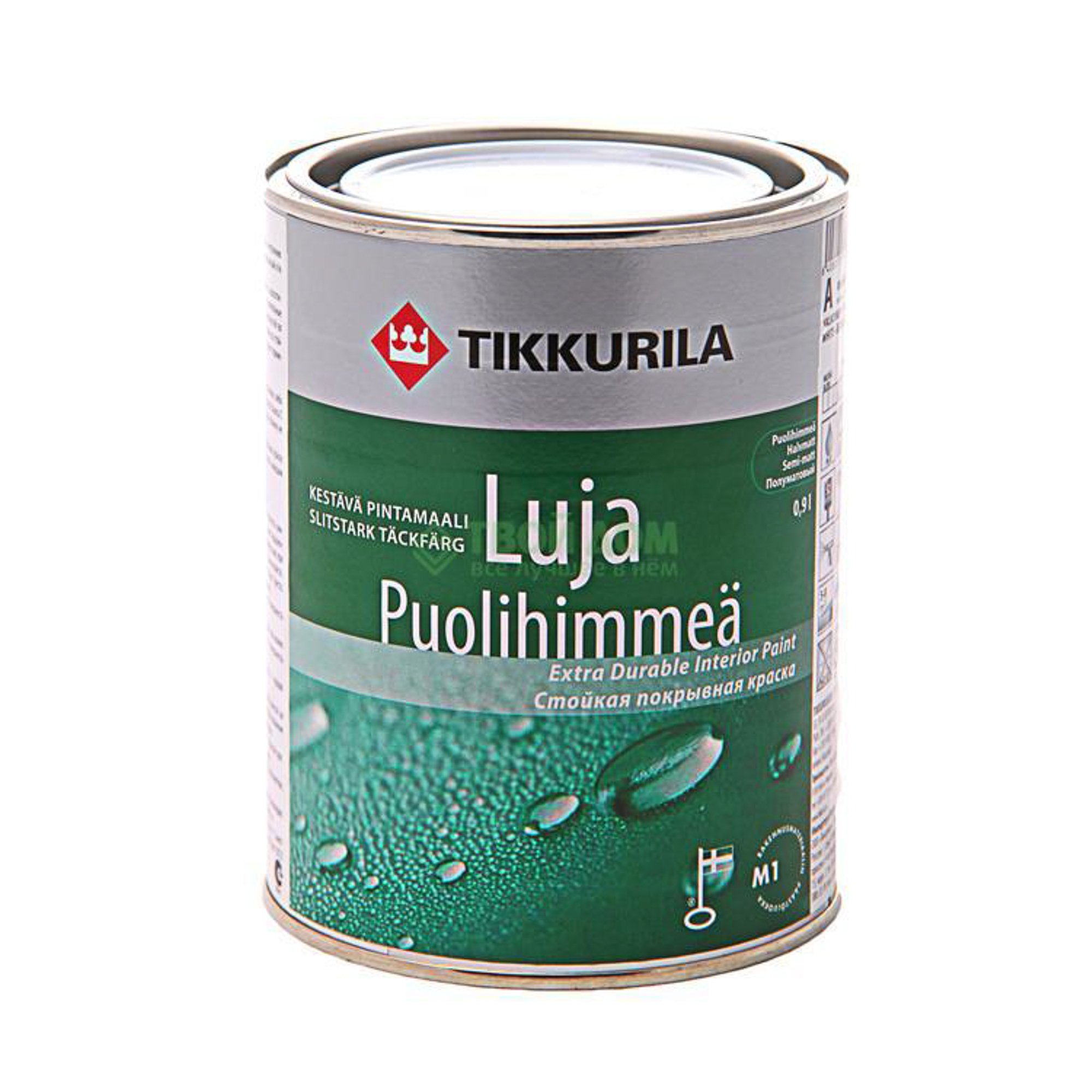 

Краска Tikkurila Oyj Луя А П/Г 1/0.9л, Белый