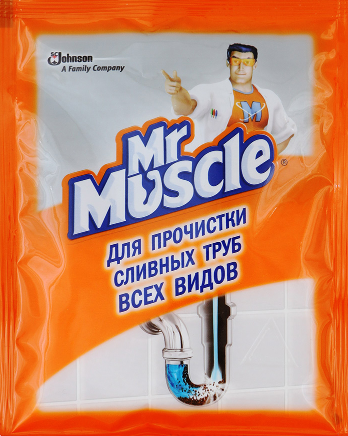 фото Средство mr. muscle для прочистки сливных труб 70 г mr muscle