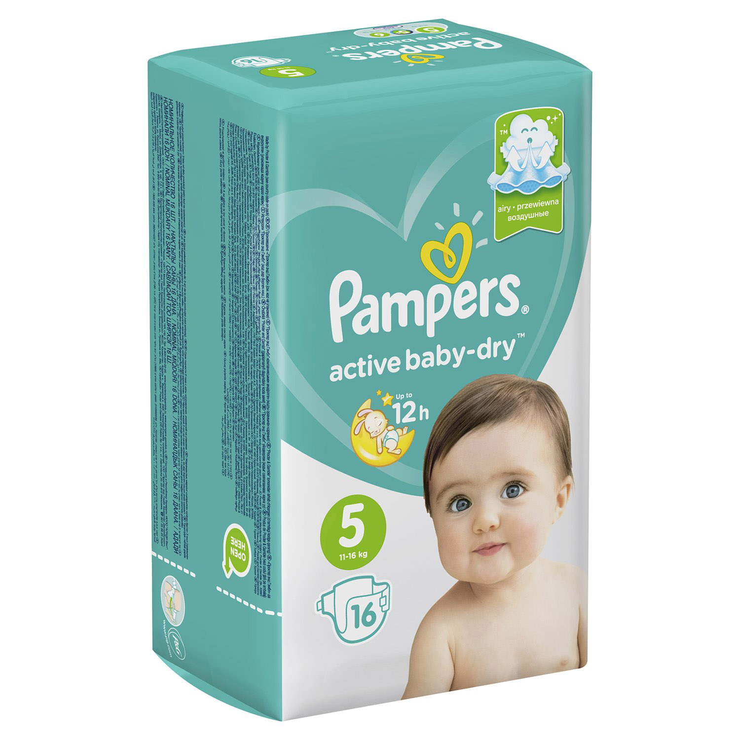 фото Подгузники pampers active baby 11-25 кг. 16 шт.