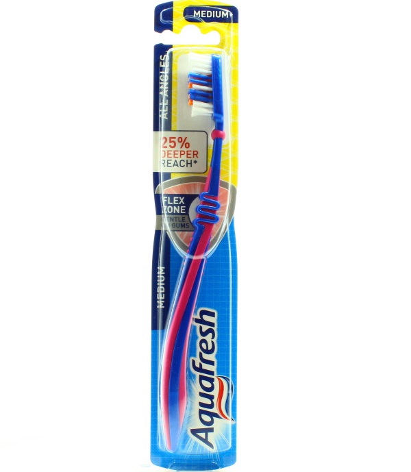 фото Зубная щетка aquafresh all angles средней жесткости