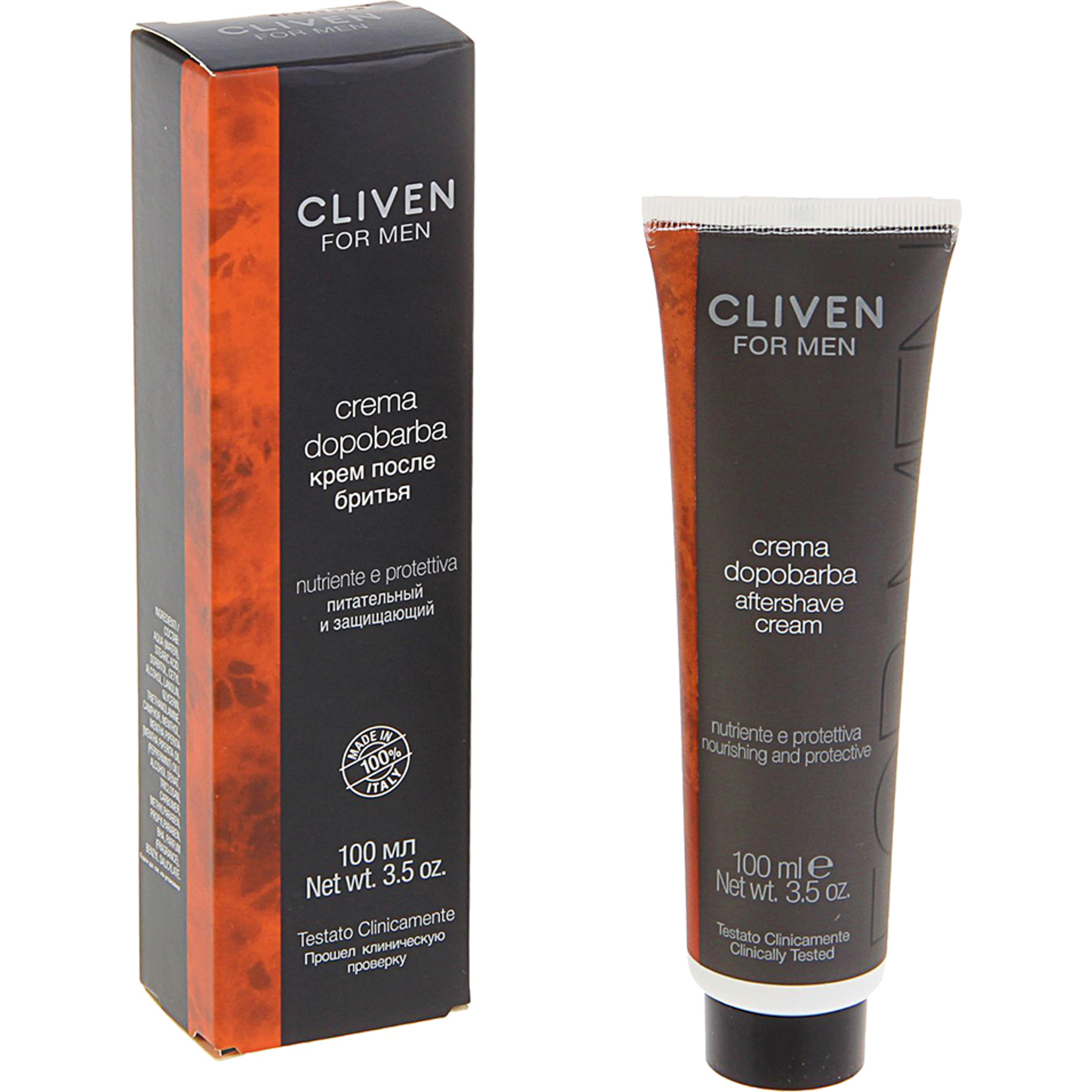 фото Крем после бритья cliven for men 100 мл