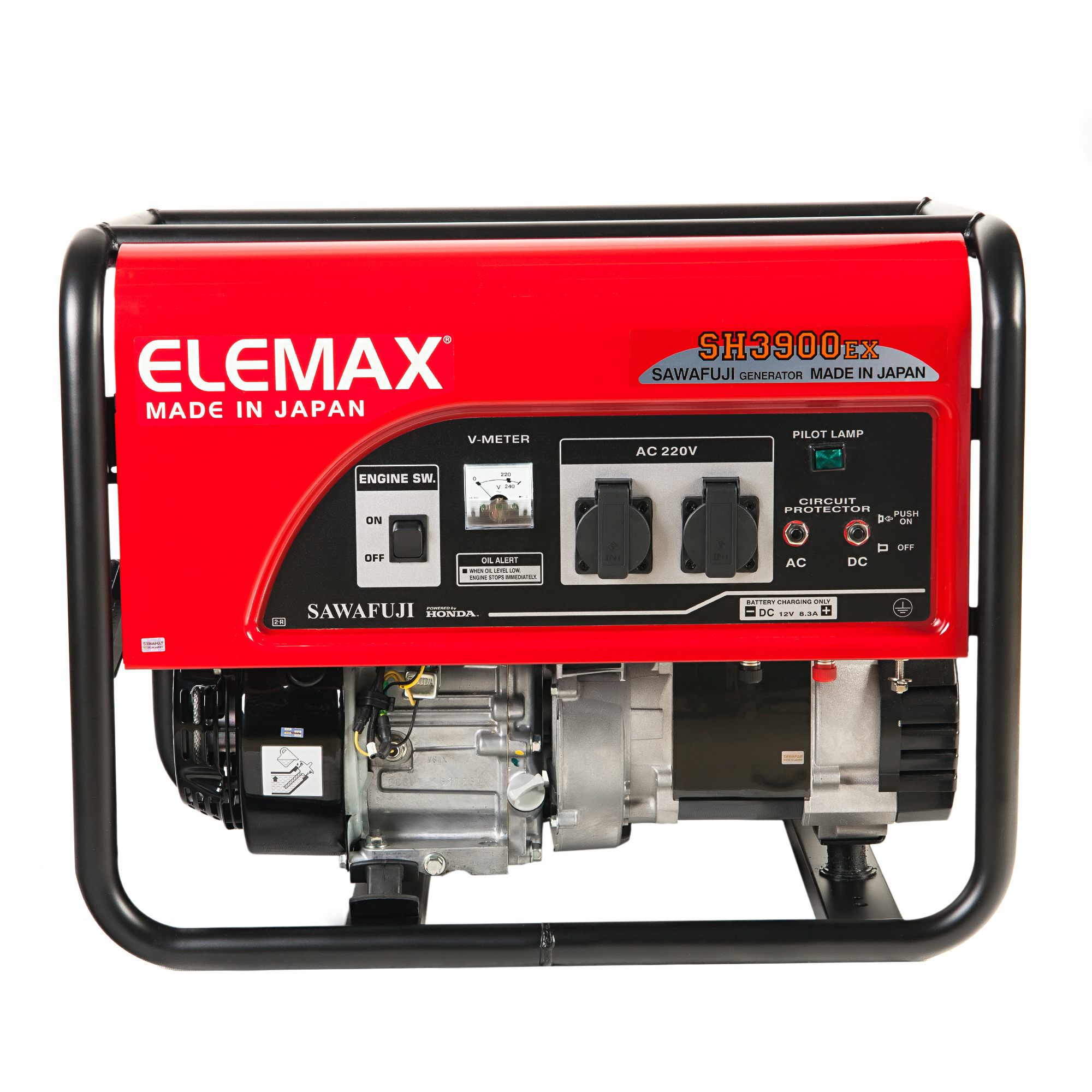 Генератор Elemax SH 3900, цвет черный Honda GX 200 , синхронный - фото 2