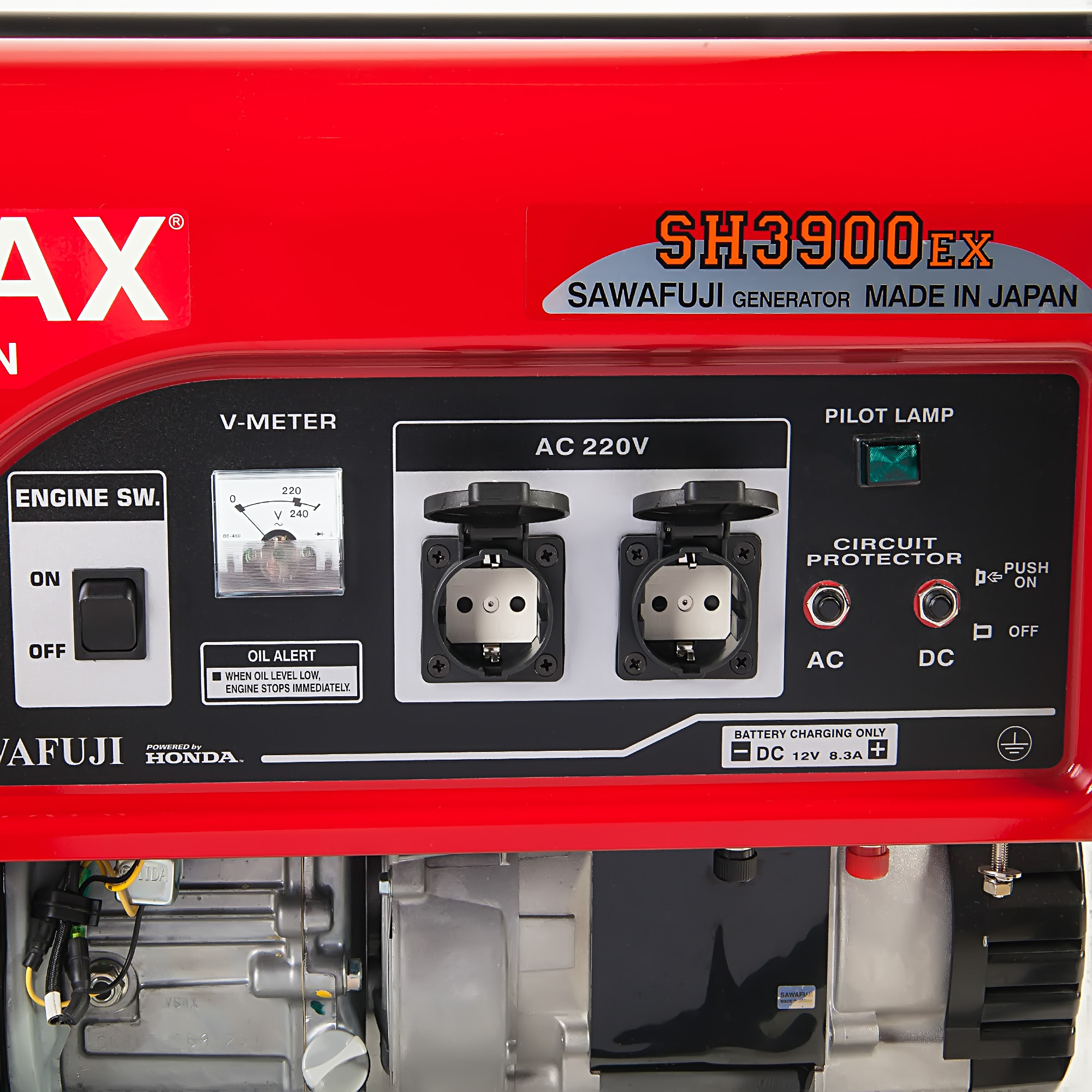 Генератор Elemax SH 3900, цвет черный Honda GX 200 , синхронный - фото 3