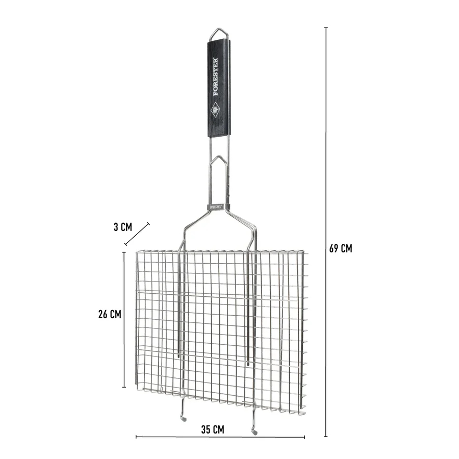фото Решетка-гриль forester 26x35см