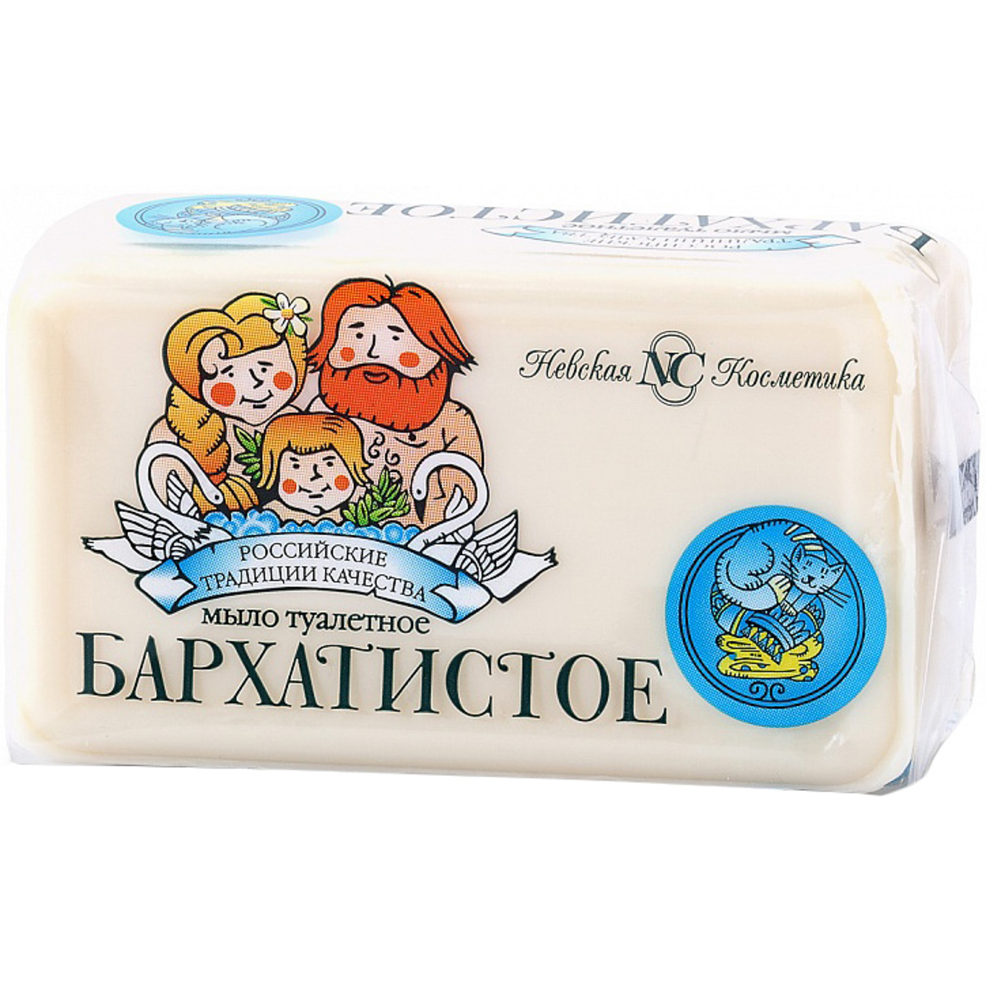 Туалетное мыло Невская Косметика Бархатистое 140 г 10431 - фото 1