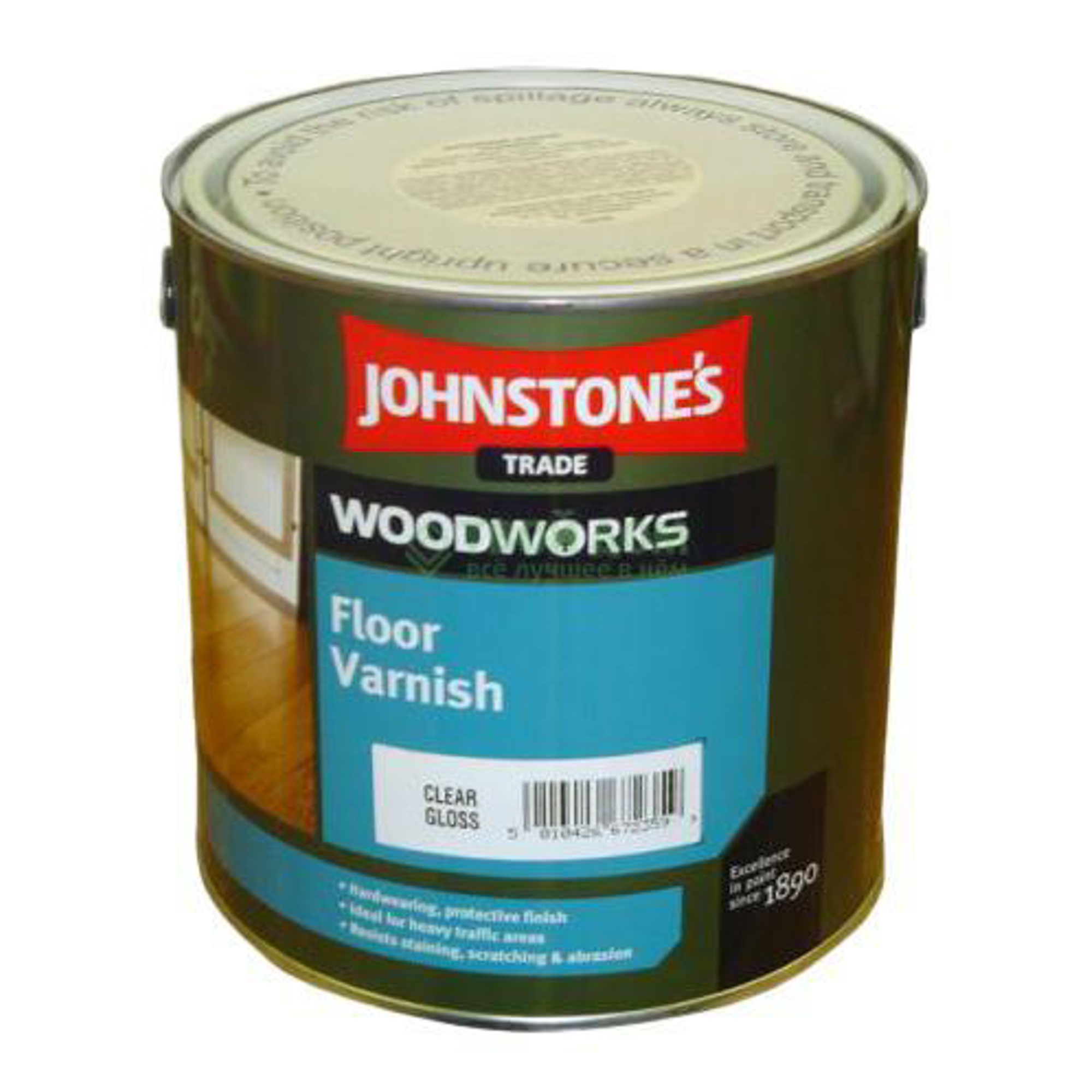 

Лак Johnstones Полумат на водной осн 2.5л, Прозрачный