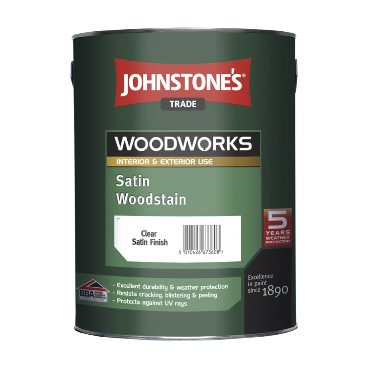 фото Лак johnstone's satin woodstain тик 0,75 л johnstones