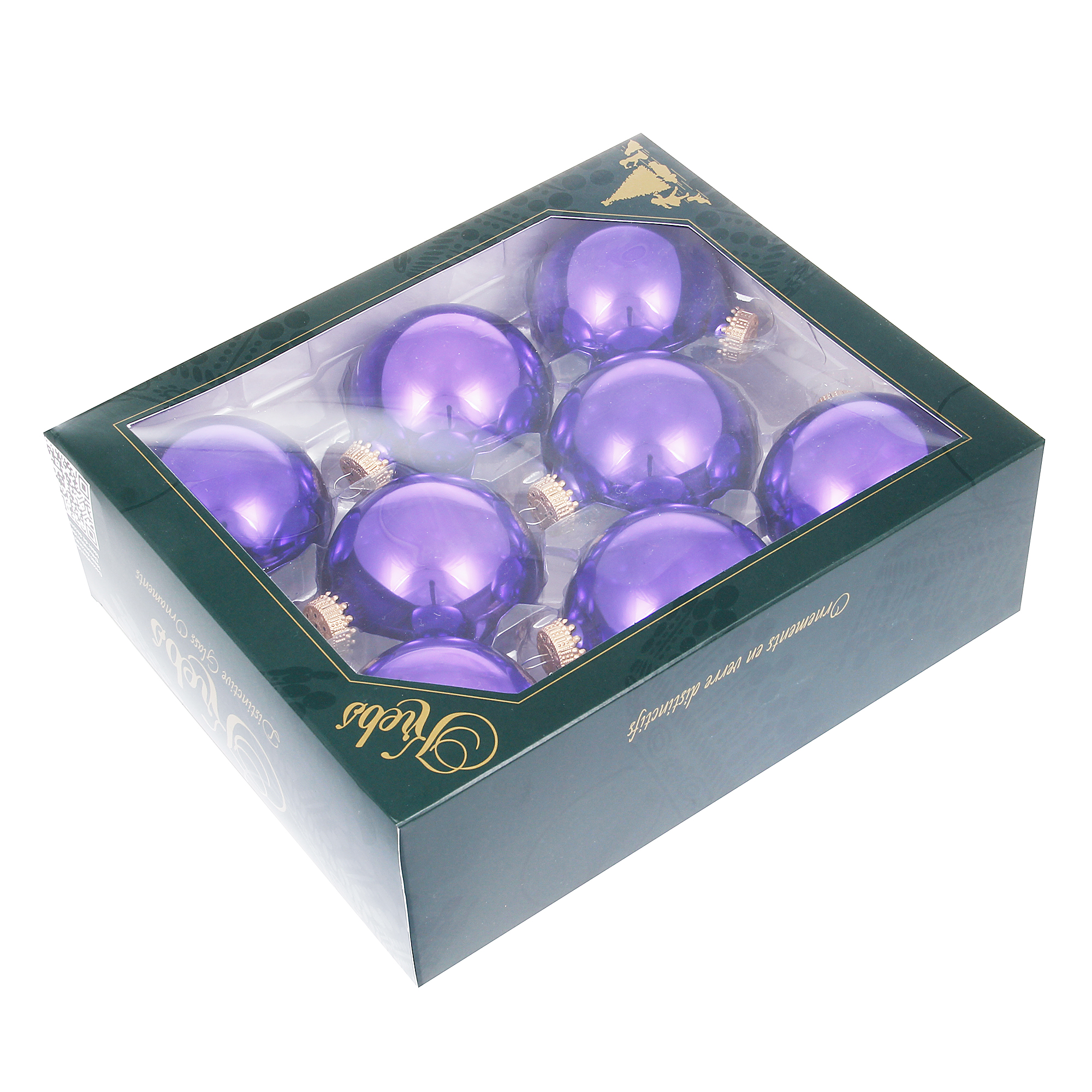 

Набор шаров новогодних 7см 8шт Krebs int