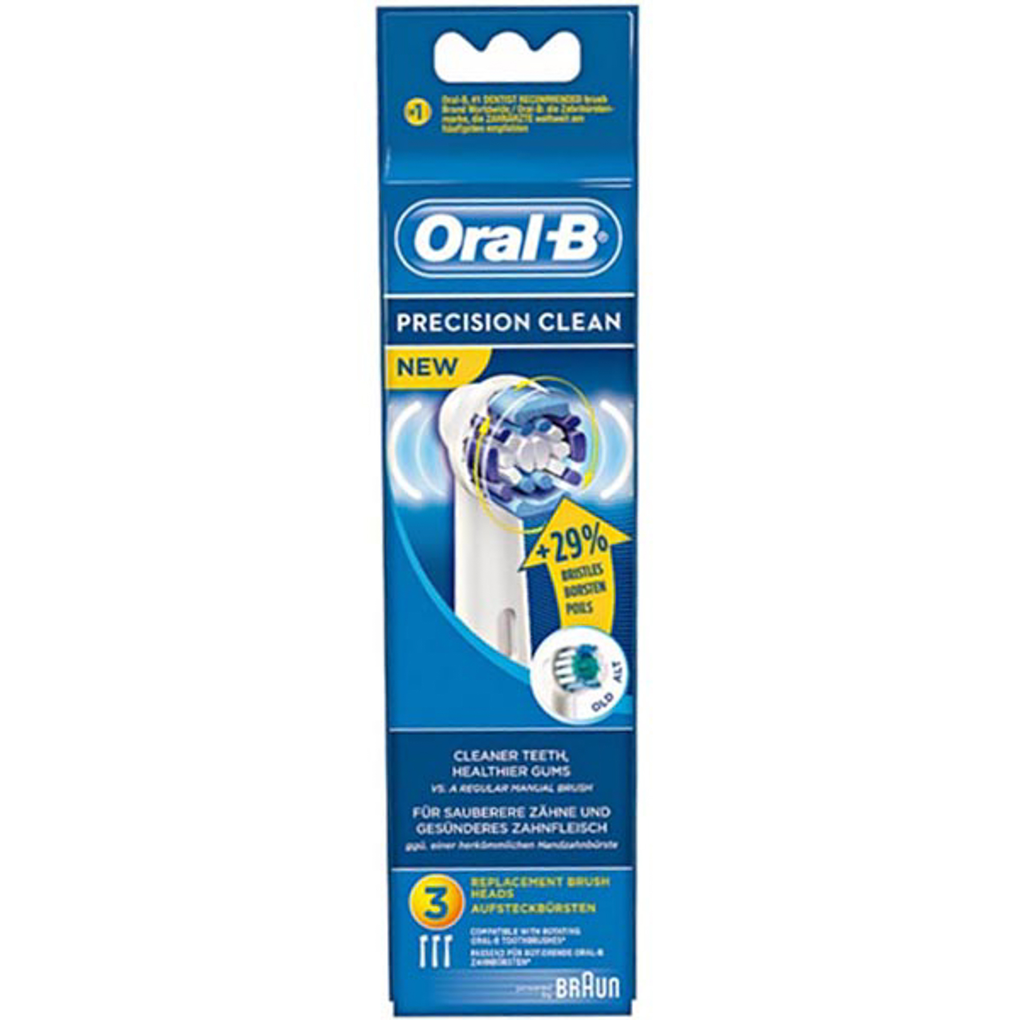 Насадка для зубных щеток Braun Oral-B Precision Clean EB20, цвет белый - фото 3