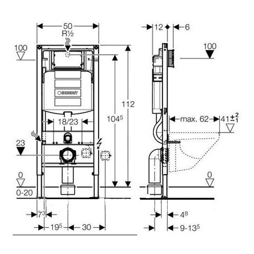 фото Инсталляция для унитаза geberit duofix