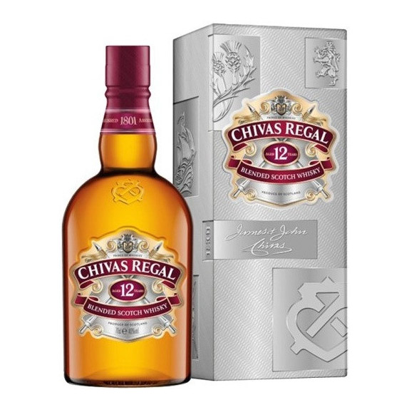Виски Chivas Regal 12 лет 2018 год 500 мл