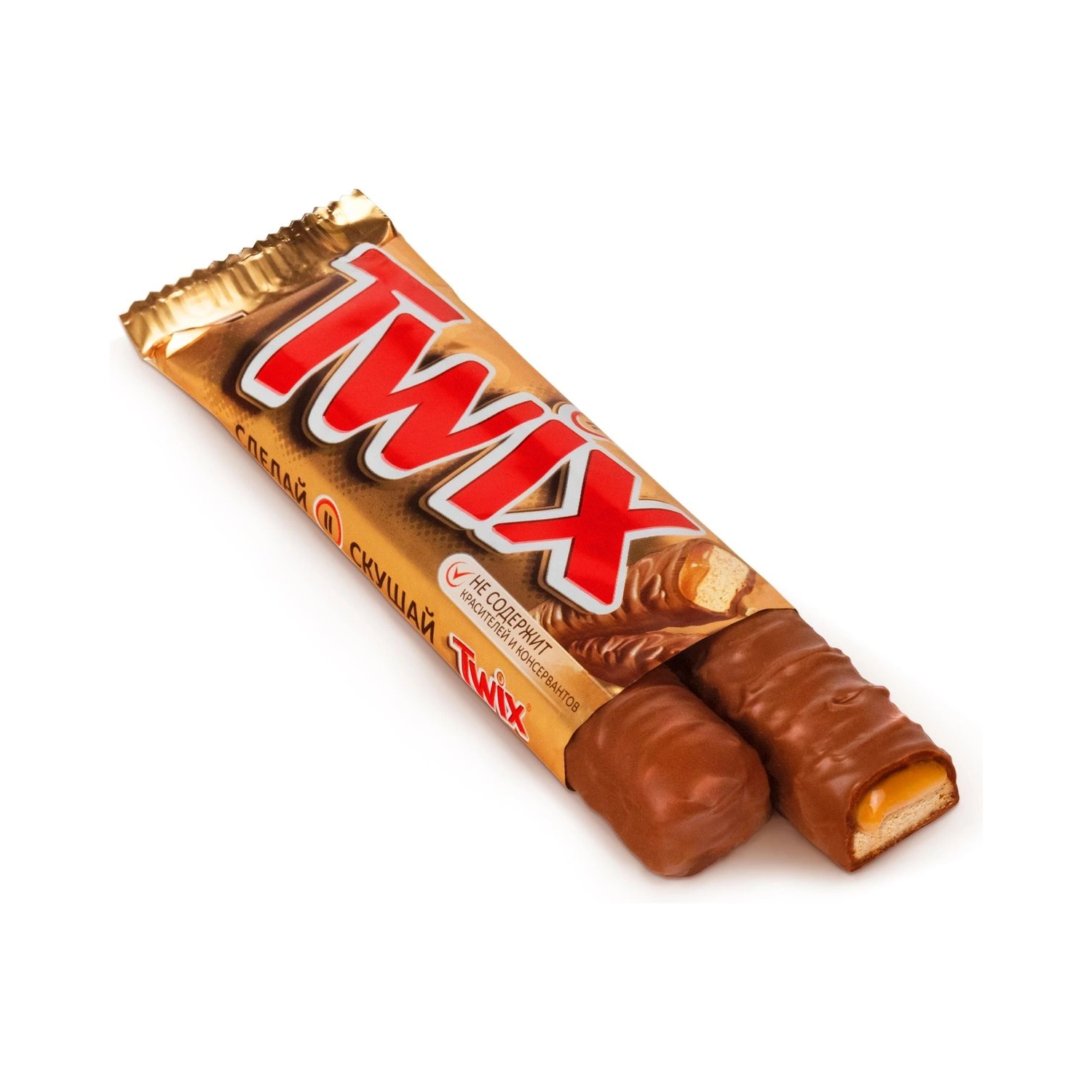 фото Шоколадный батончик twix, 55 г