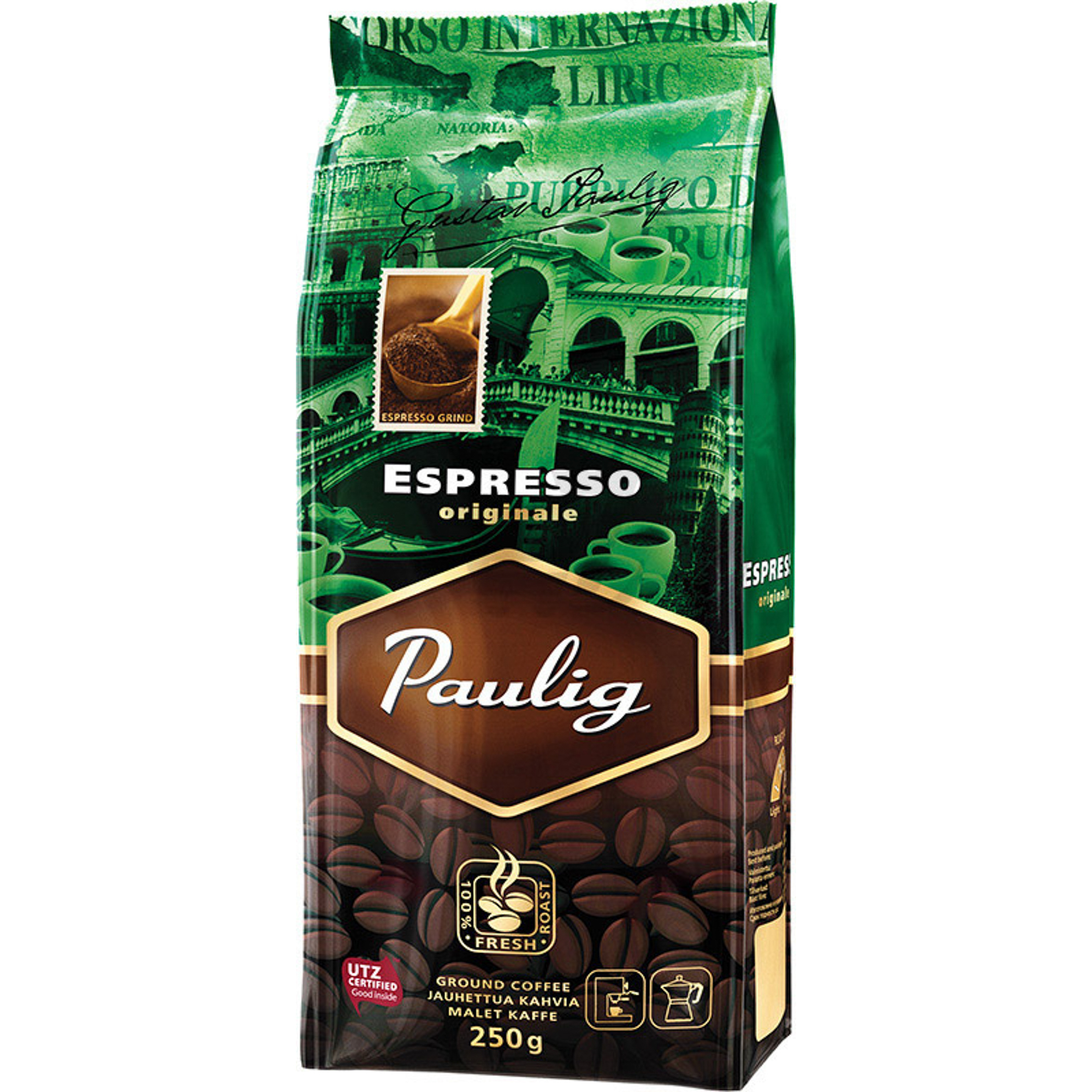 фото Кофе в зернах paulig espresso originale 250 г