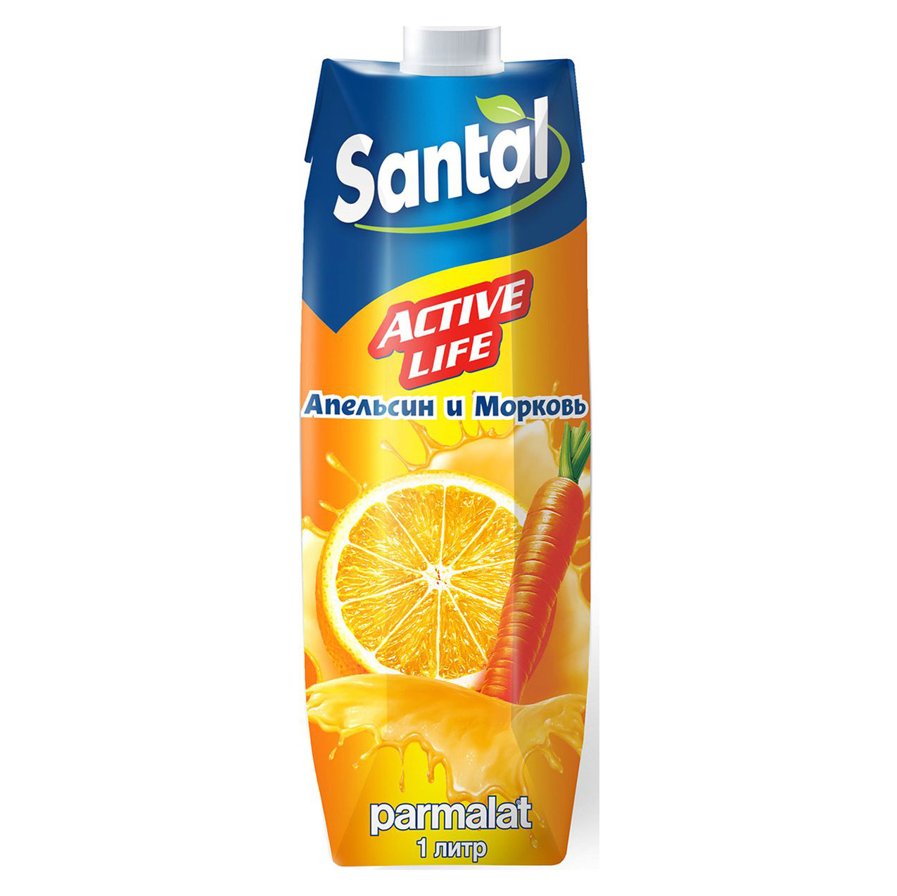 

Нектар Santal Active Life апельсин-морковь 1 л