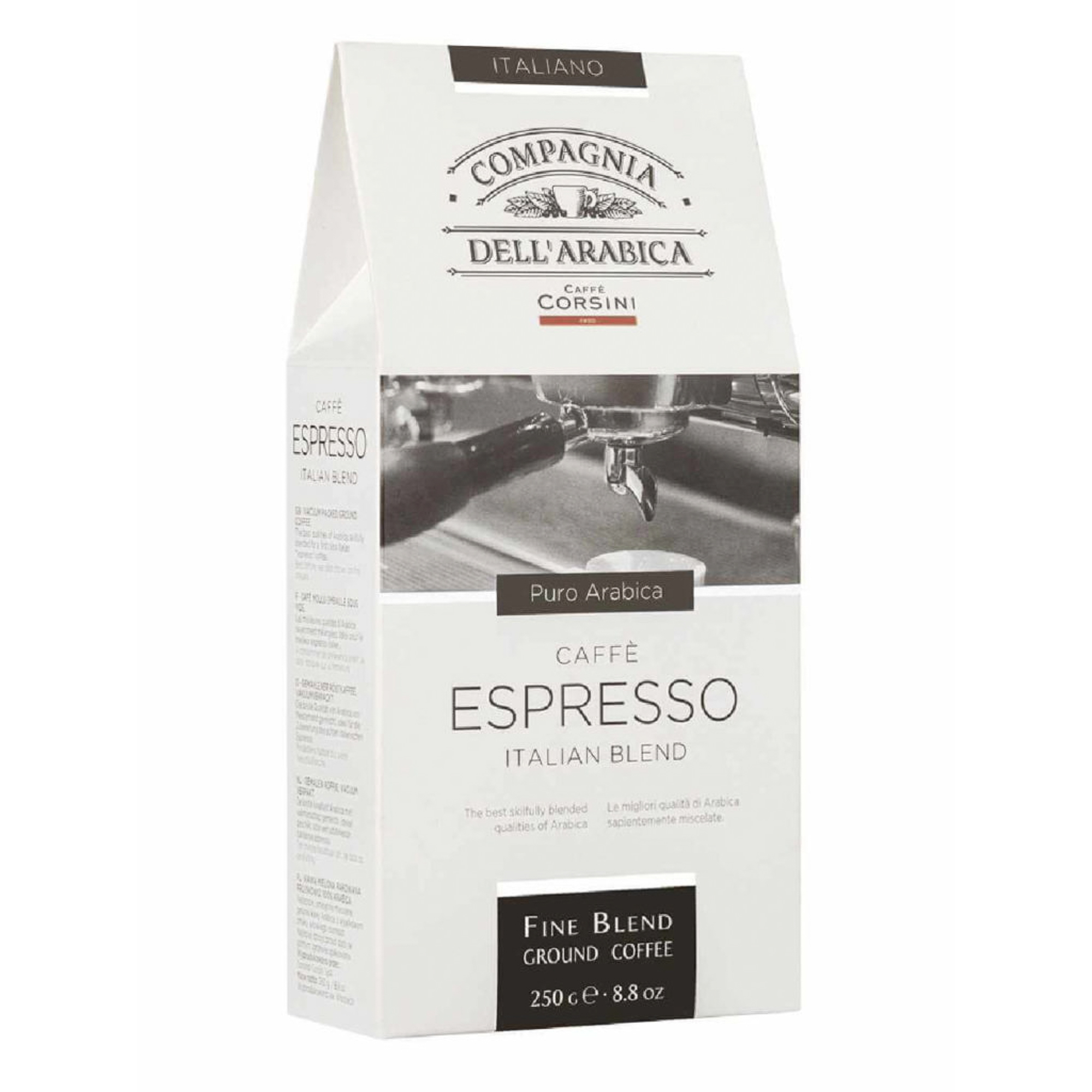 Кофе молотый Compagnia Dell'Arabica Purissimi Espresso Arabica молотый кофе 250 г