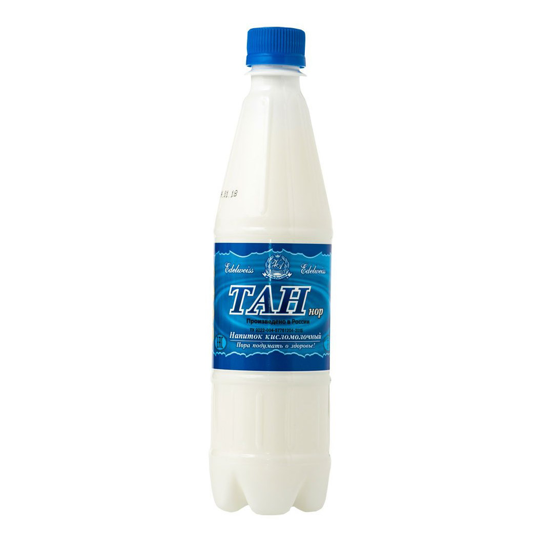 Напиток кисломолочный Тан-нор Эдельвейс 1% 0,5 л
