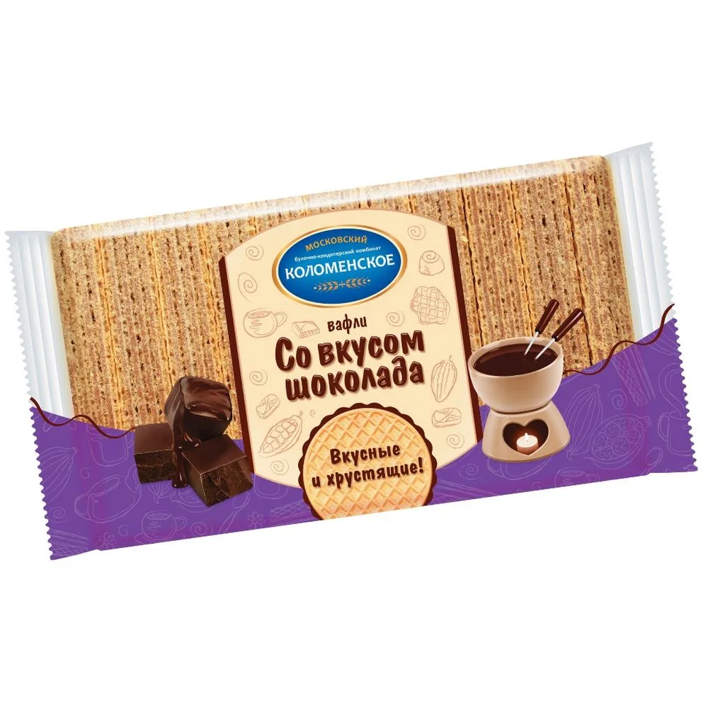 

Вафли Коломенское, со вкусом шоколада, 220 г