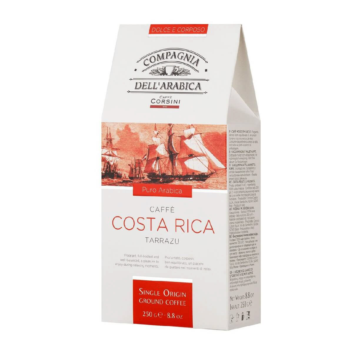 Кофе молотый Compagnia Dell'Arabica Costa Rica 250 г