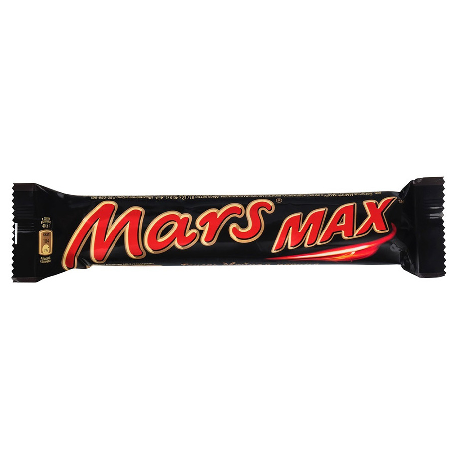 фото Шоколадный батончик mars max 81 г