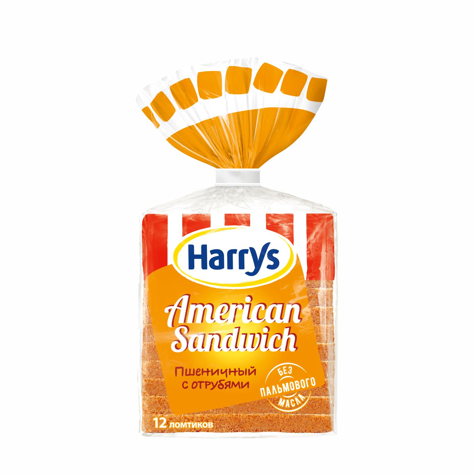 фото Хлеб с отрубями harrys american sandwich 515 г