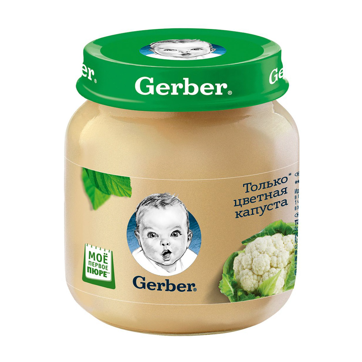 

Пюре овощное Gerber Цветная капуста 130 г