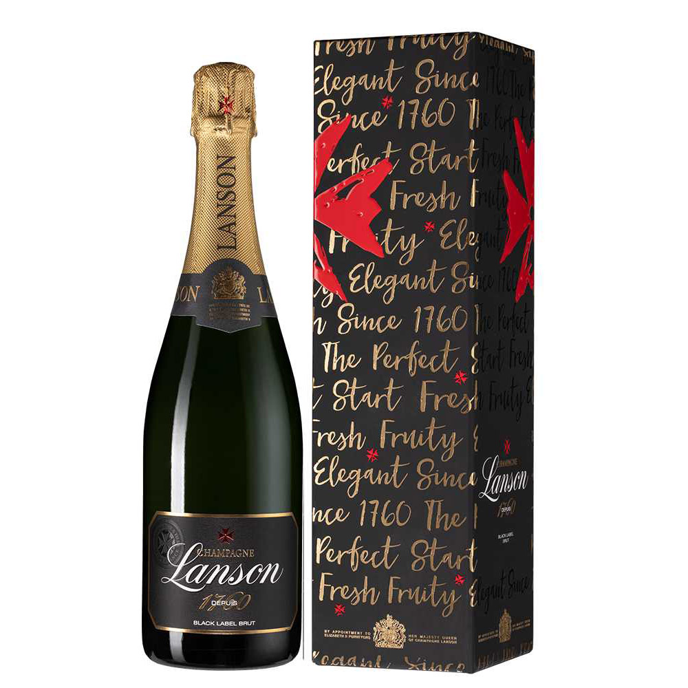 фото Шампанское lanson "black label" brut rose 0,75 л