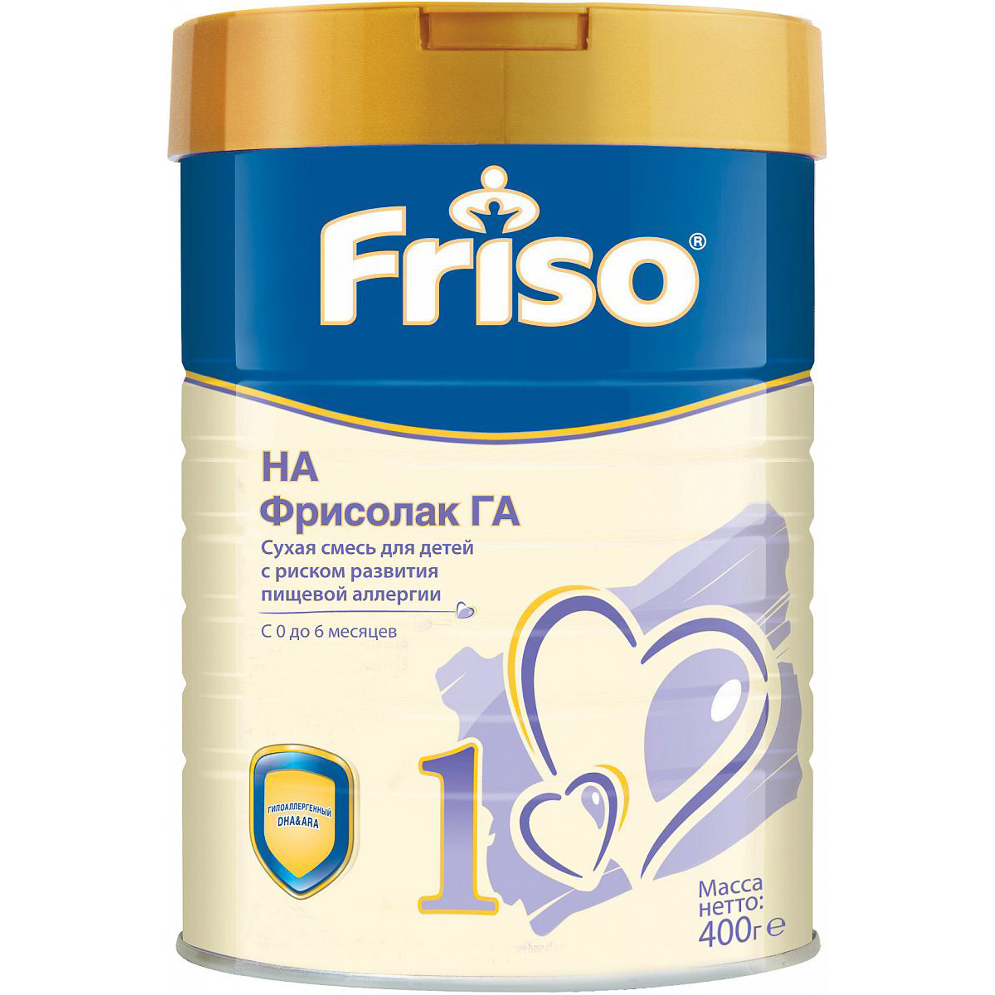 

Смесь молочная Friso Фрисолак 1 Гипоаллергенная с 0 до 6 месяцев 400 г