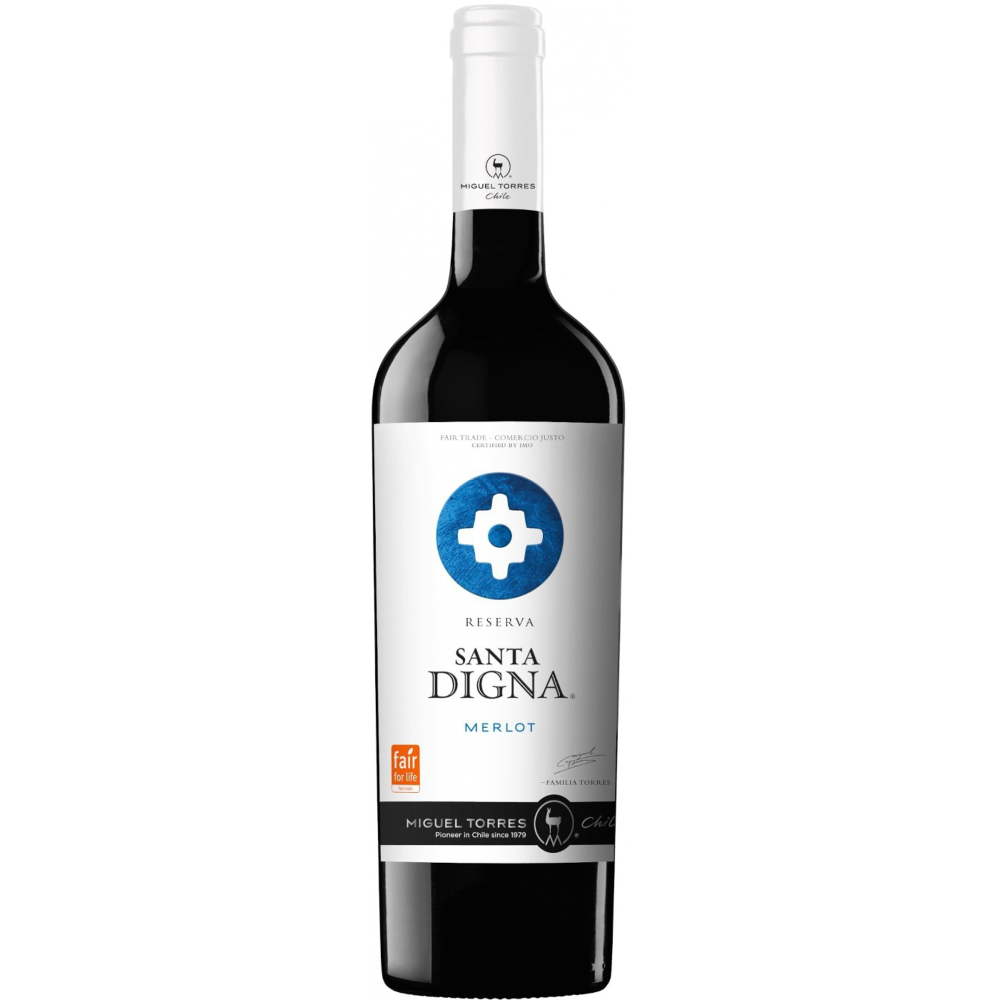 фото Вино красное сухое torres "santa digna" reserva merlot 0,75 л