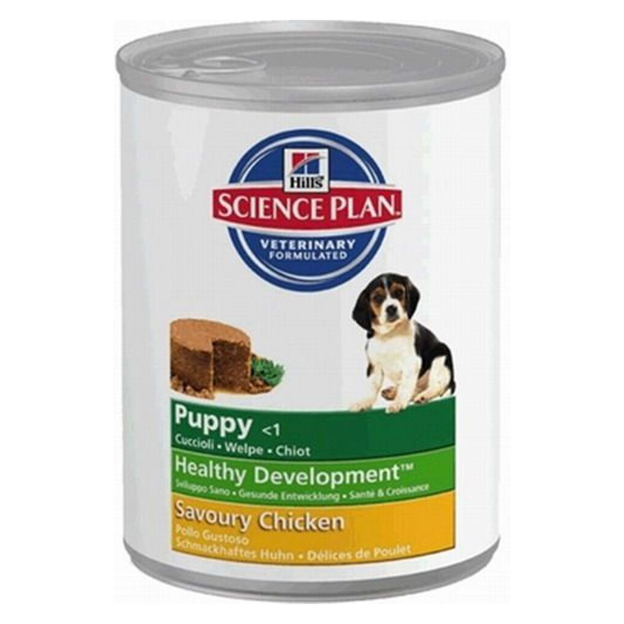 фото Корм для щенков hill's science plan puppy savoury курица 370г hill`s