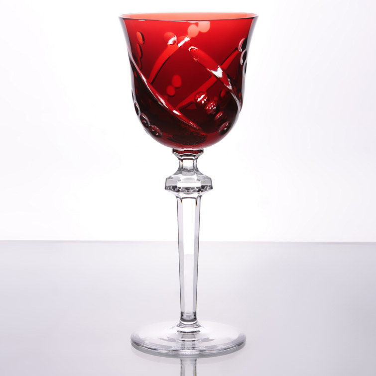 Набор бокалов для вина Arnstadt Preludio 215 мл 6 шт, цвет рубиновый - фото 1