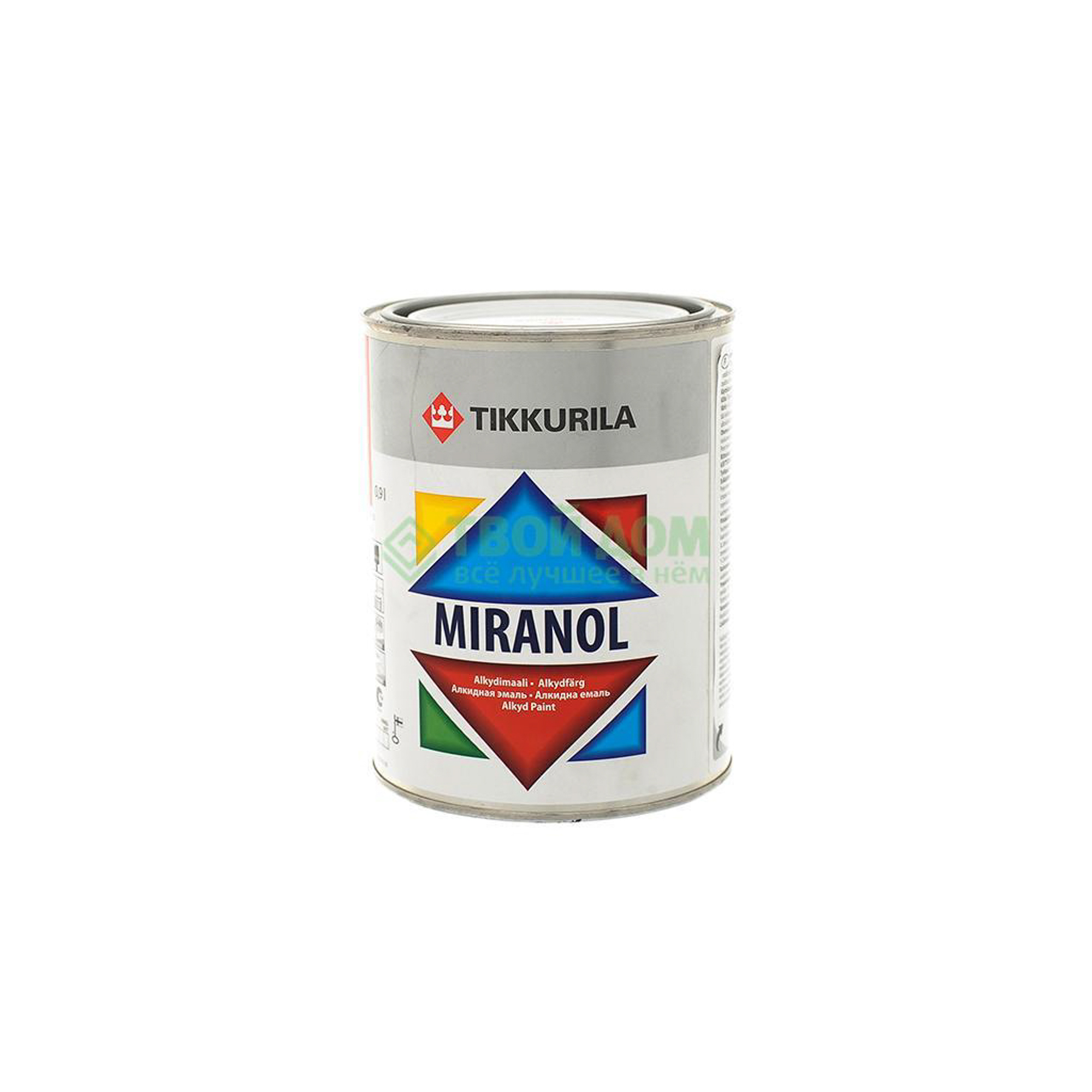 

Краска Tikkurila Oyj Миранол-тикс c 1/0.9л (6411/1304, Белый