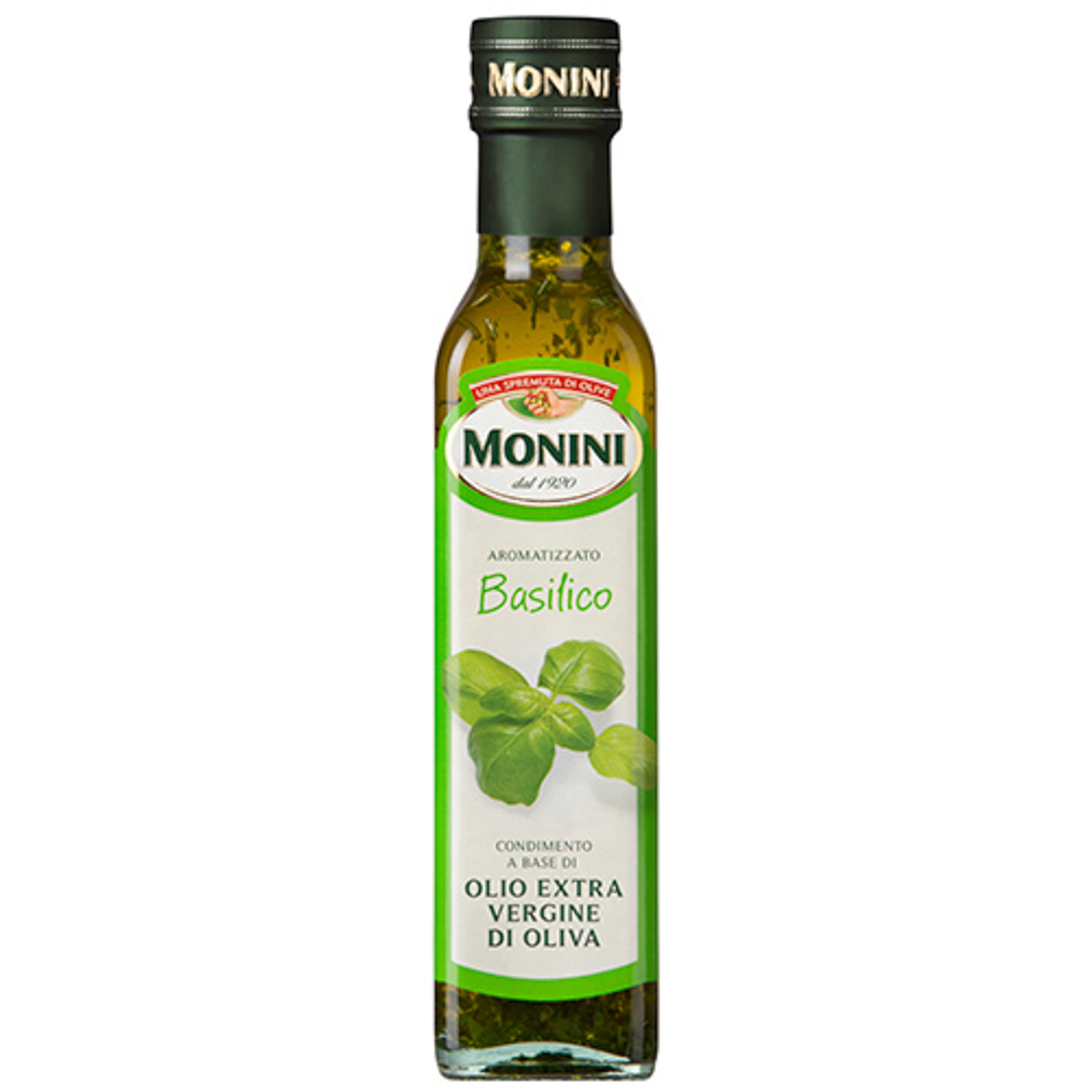 Масло оливковое Monini Extra Virgin с базиликом 250 мл