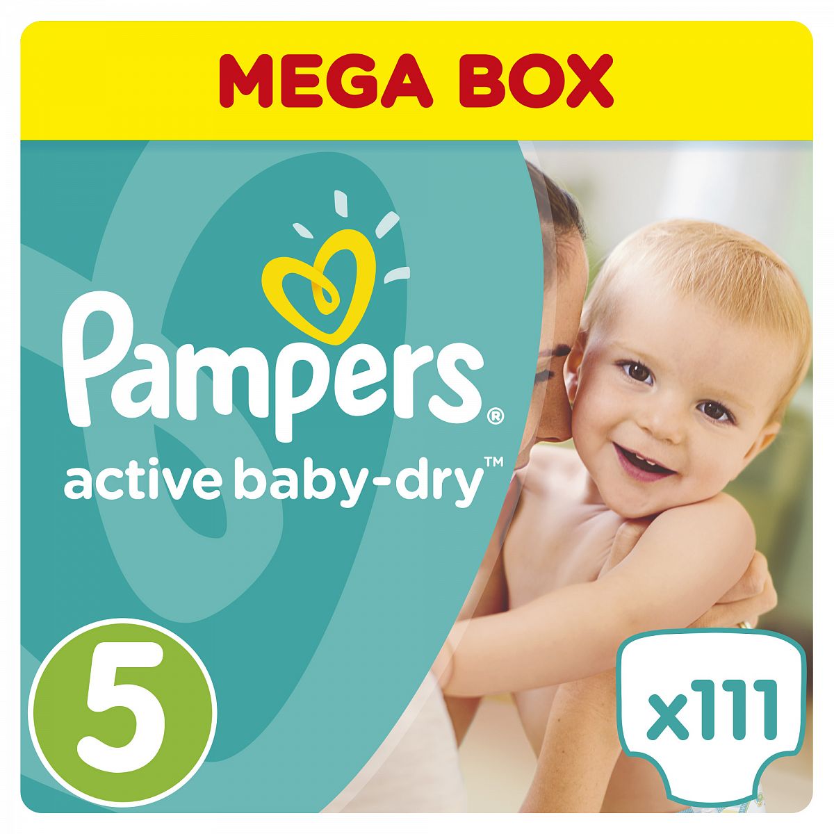 фото Подгузники pampers active baby-dry 5 (11-18 кг) 111 шт