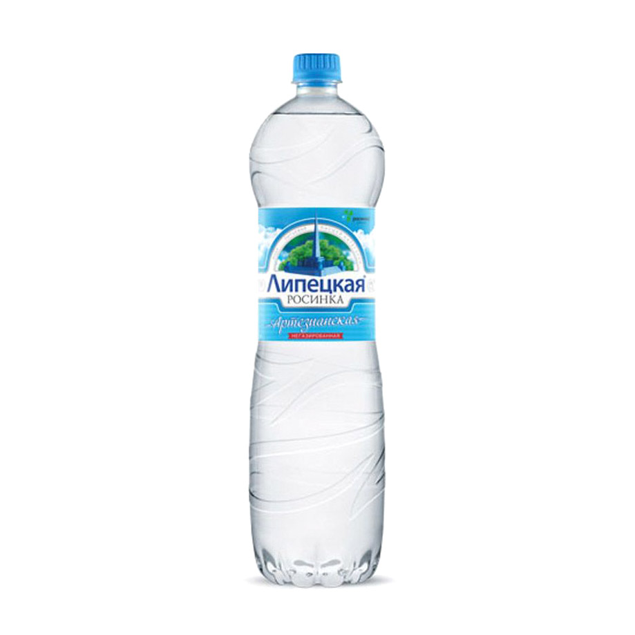 Вода питьевая Липецкая Росинка негазированная 1,5 л