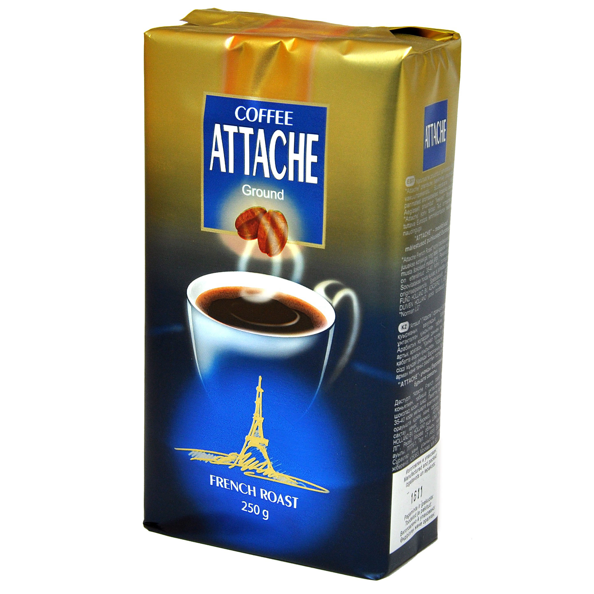 Кофе молотый Куппо Attache Французская обжарка, 250 г