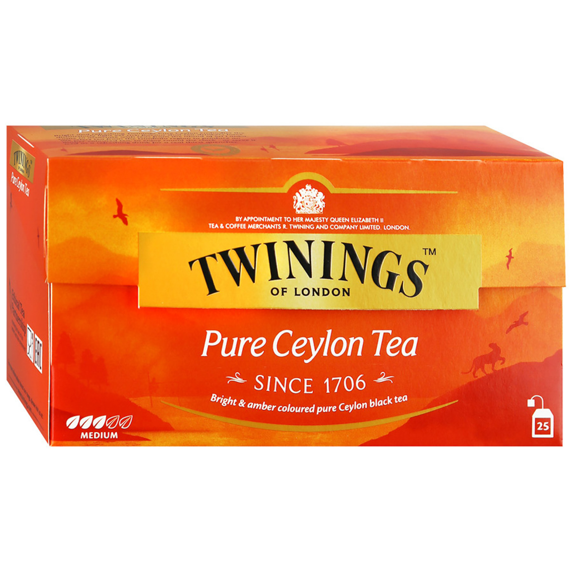 

Чай черный Twinings Ceylon 25 пакетиков