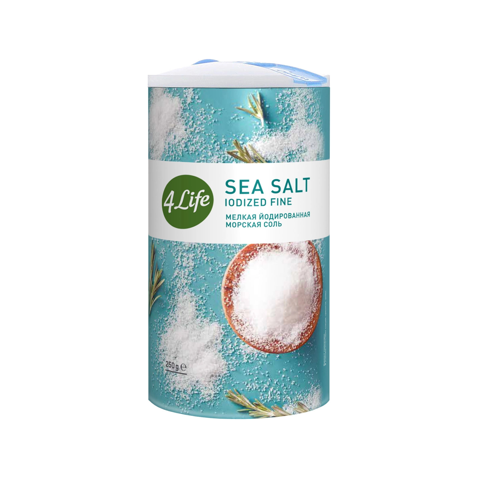 Соль морская мелкая 4Life йодированная 500 г