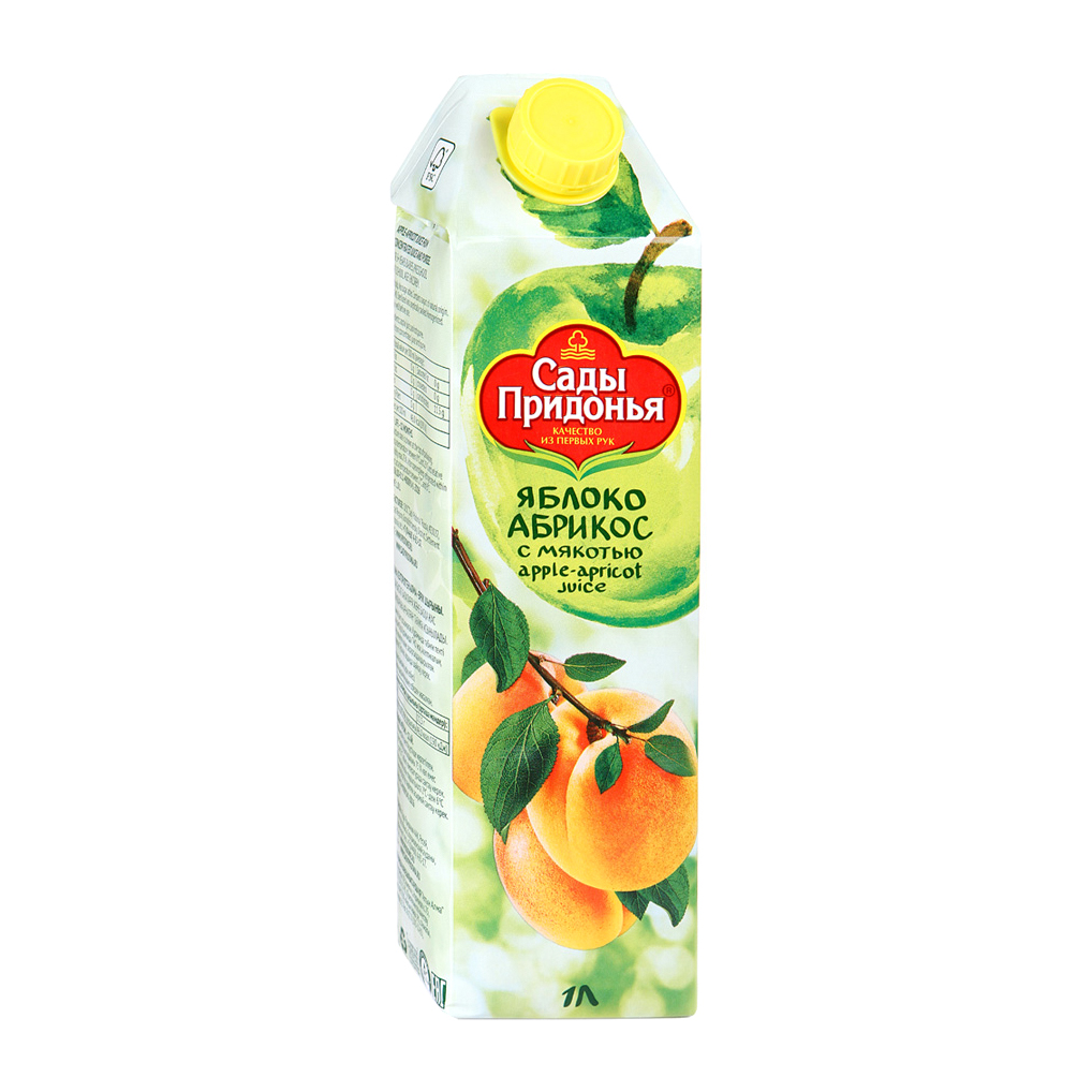 

Сок Сады Придонья Яблочно-абрикосовый с мякотью 1 л