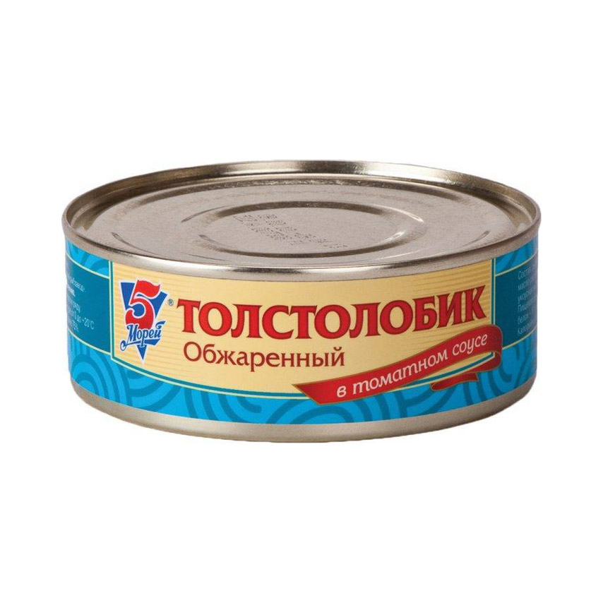 фото Толстолобик обжаренный 5 морей в томатном соусе 240 г