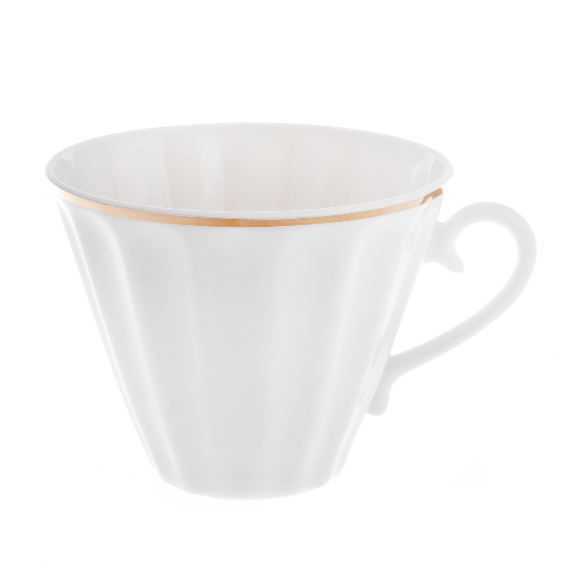 Чашка с блюдцем чайная, форма лучистая - белоснежка Лфз - фото 2